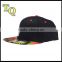 2015 newest flower printing brim embroidery snapback hats