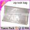 YASON good printing colors and full colors optinal pe zip lock bag waterproof pe zip bag