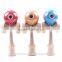 Solid Wood Beechwood Kendama With PU Painting Five Holes In The Ball