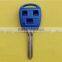 3 BTN Colorful remote car key cover for Toyota Corolla Prado Yaris Blue Red Pink Yellow