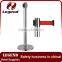 Economic retractable barricade queue line railing stand