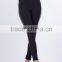 Luxury Wholesale Black Sequin Front PU Leggings New Young Women Leggings