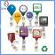 new colorful high quality badge reel, retractable badge reel, badge reel with alligator clip