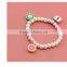 Candy hang decoration customized bracelets girls pearl brace princess lace pulsera