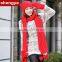 2015 new design warm cable needle three-piece suit knitted beanie hat with pompom