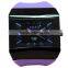 2015 Newest Silicon Band Big Square Case Man Sport Watches