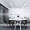 High quality aluminum pendant led linear light surface mounted led linear 40w recessed led light linear lamp