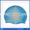 Custom logo adult kid size swimming cap silicone
