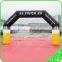 Portable inflatable finish line arch