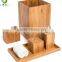 Natual bamboo bathroom accessoreis set vanity set