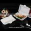 Folding Food Grade White Plastic Takeaway Food Container