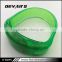 Custom fashion cheap pvc printable party wristband led