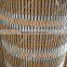 carbonized and natural SF-002 bamboo blind Details