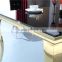 Unique & Luxury Design Gold Plated Dining Table Set Fancy Table Glass Dining Table Hotel Used