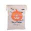 2016 New Halloween Candy Gifts Bag Drawstring Bag Cotton Canvas 36X48CM Kids Pumpkin Spider Tote Bags