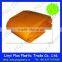 laminated PE tarpaulin blue orange color