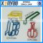 hight quality promotional gifts colorful custom logo shape paper clips