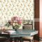 M-1553 Modern pvc natural flower wallpaper, pvc wallpaper for interior home decoration
