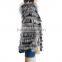 Women beautiful fur poncho silver fox fur poncho rex rabbit fur poncho sale KZ150082                        
                                                                                Supplier's Choice