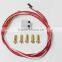 2016 3D printer parts E3D Volcano hot end set heater block+NTC Thermistors with DuPont head +nozzle pack for 1.75/3 mm