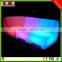 Outdoor Plastic Light up LED Sectional Sofa Used in Bar Nightclub
