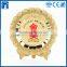 Customized metal gold silver award prize plate showpiece decoration