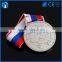 custom metal 2d 3d sport marathon race gold silver bronze color medal with ribbon                        
                                                Quality Choice