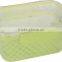 Plastic storage box wiht lock lock lid