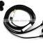 China OEM promotional metal earphone with mic