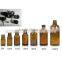 30ml amber glass boston shape Essential oil bottles with explosion-proof bottle caps