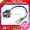 THE BEST Panel Mount Lan Cable Male to Female Cat5 Cat5e Type with Screws