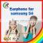 High quality wireless earphone for samsung galaxy note 4 earphone
