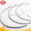 metal bra wire underwire frame with white nylon coated