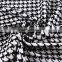 1PCS SALE!!!!Factory on Slea Spray spandex Houndstooth Flock knitted Fabric for Garment