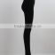F5W30188 Women Casual Black Pants Elastic Waistband