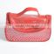 Shiny red lady fashion PVC cosmetic bag trendy cosmetic bag