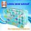 E health food File handbag cometic custom plastic makeup bag