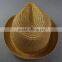 unisex cheap party fashion paper straw jazz fedora top hats