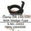 Schwing Clamp DN150/125 With Wedge-type OEM 10043559 Coupling for Putzmeister Concrete Pump Spare Parts
