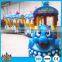 Kiddy rides model small amusement park trains for sale , amusement tourist ocean track train for kids