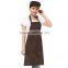 Black chef kitchen cooking bib apron For bar and restuarant