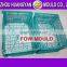 1 cavity hot/cold runner plastic injection crate mould for vegetable