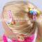polymer style clay Kids Hair Clips Accessories Smiling Flower style hair clips