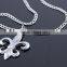 2016 Wholesales New Style Silver Pendant Stainless Steel Charms Necklace