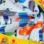 Mix designs cuddle soft knitted polyester print velour fabric