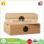  China factory custom flip lid kraft cardboard gift box with metal lock