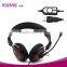 Sound Effect Wired Headset USB Headphone with volume/mute control