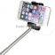 One-Piece Extendable 3.5mm Wired Monopod W/ Foldable Clip Holder For iOS/Android Phones