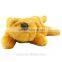 yellow sleeping wholesale plush stuffed dog toys