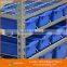 Rivet Mobile Bin Rack With Wheels storage unit with bins